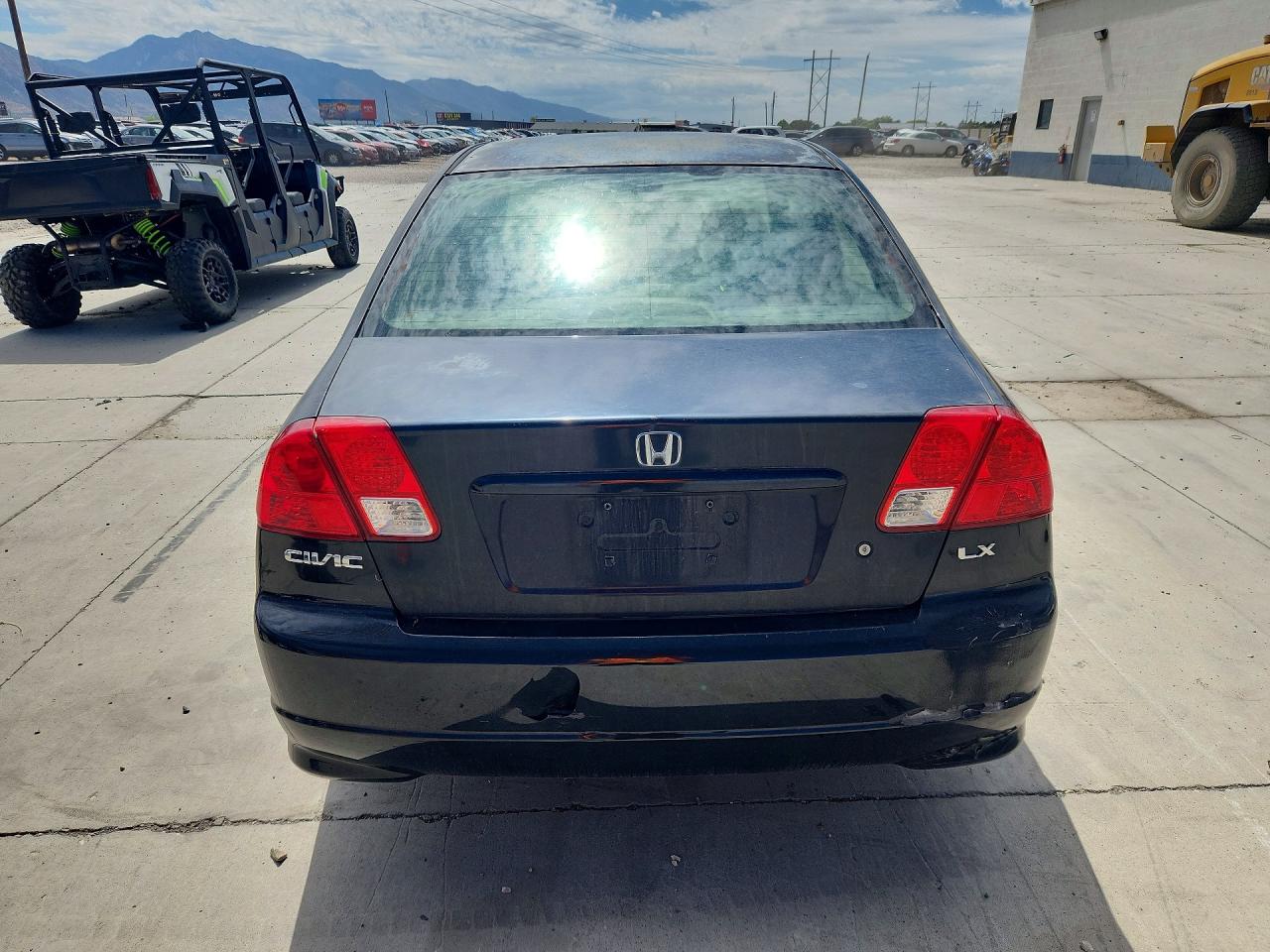 2005 Honda Civic Lx Black vin: 2HGES16505H520258