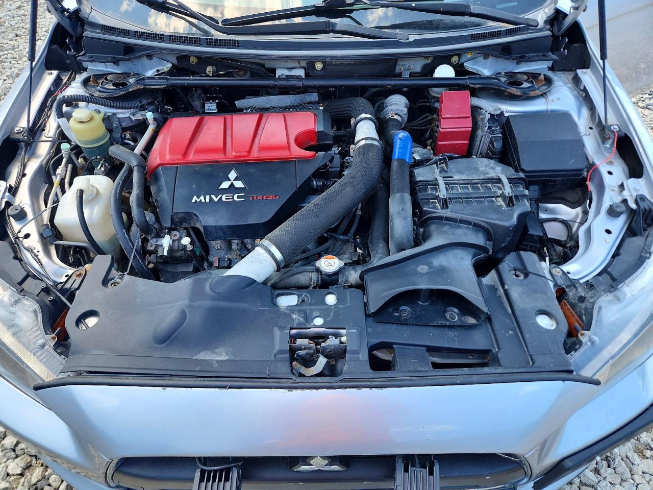 2014 Mitsubishi Lancer Evolution Mr Silver vin: JA32W5FV0EU022361