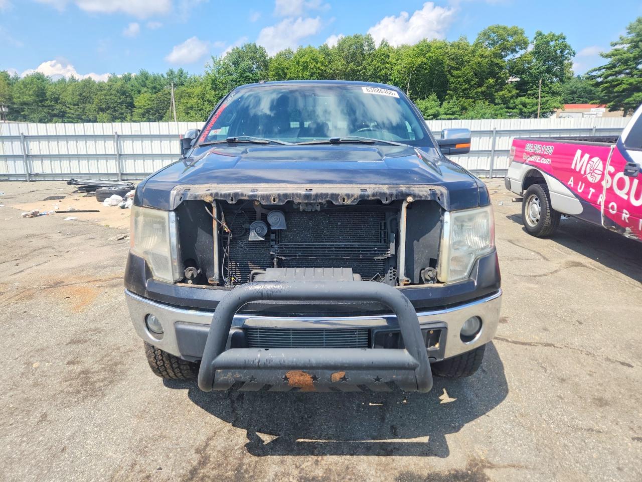 2012 Ford F150 Super Cab Black vin: 1FTFX1ET4CFA07985