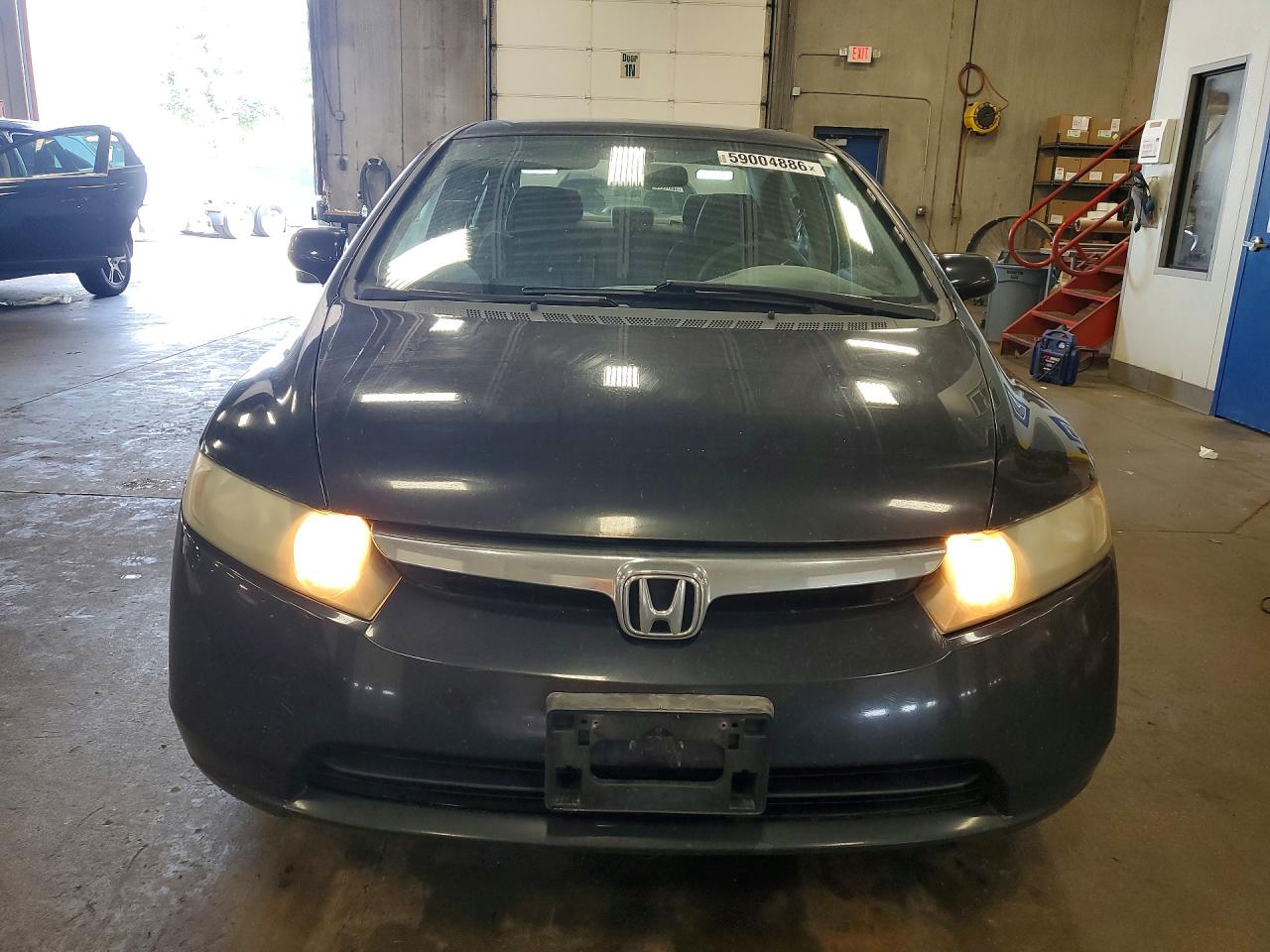 2007 Honda Civic Lx Black vin: 1HGFA16567L075716