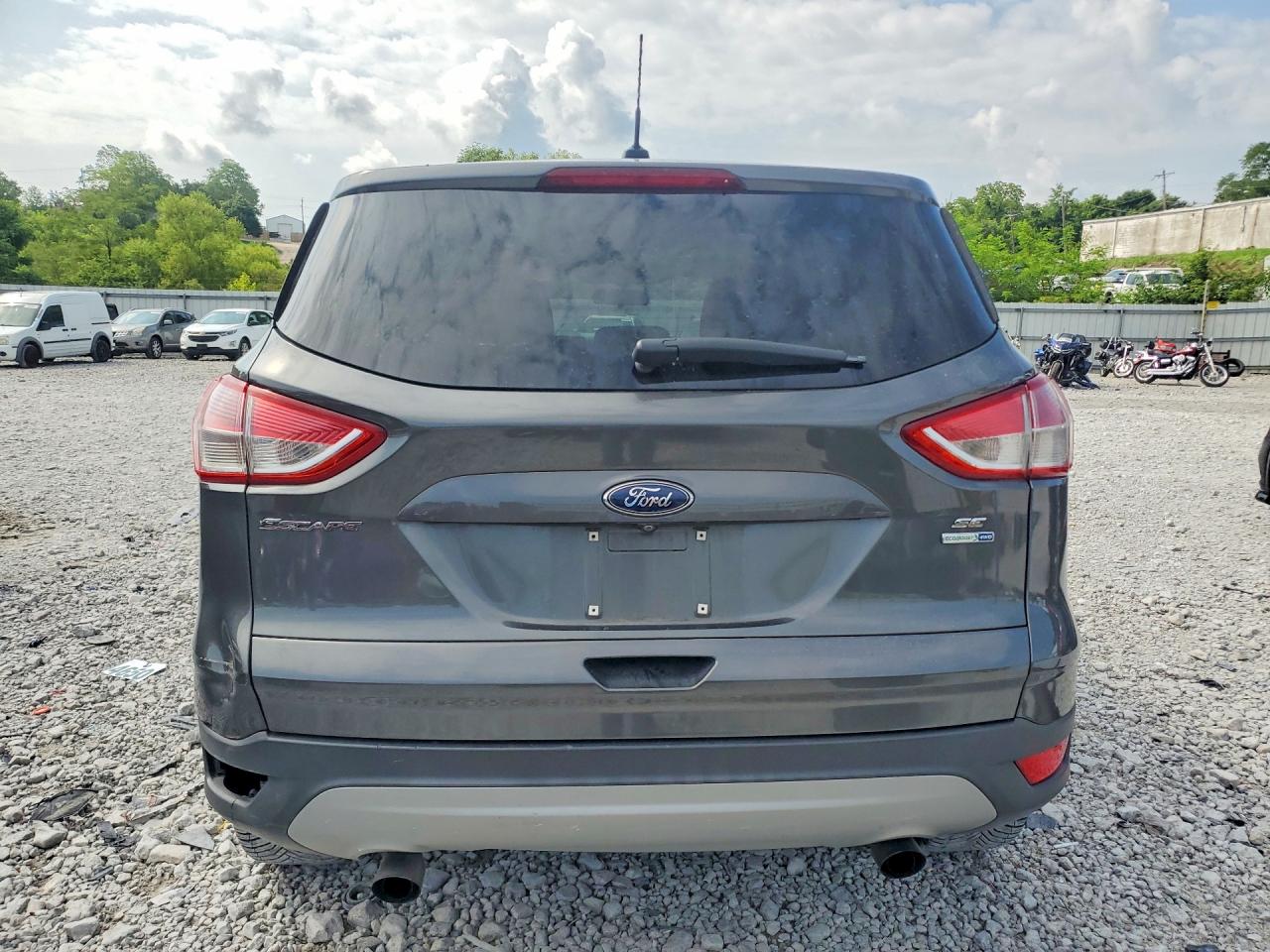 2015 Ford Escape Se Gray vin: 1FMCU9G97FUB82125