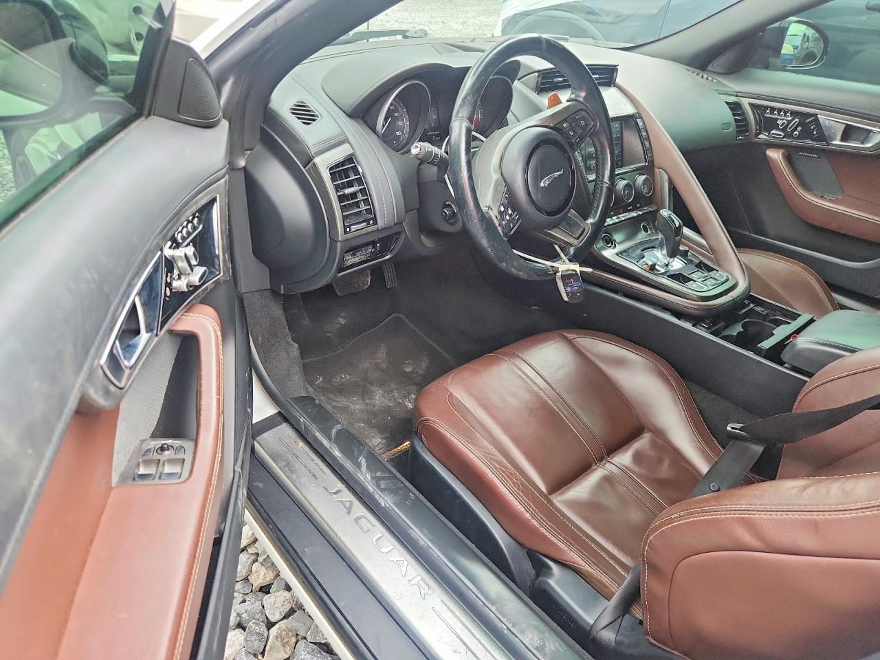 2014 Jaguar F-type S Белый vin: SAJWA6FC7E8K07698