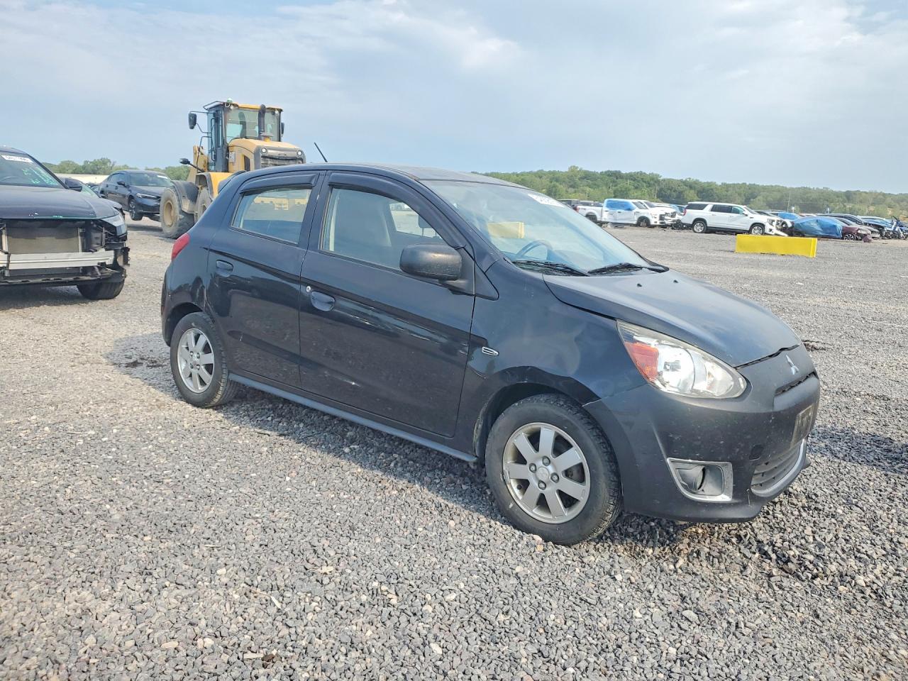 2015 Mitsubishi Mirage Es Black vin: ML32A4HJ9FH042528