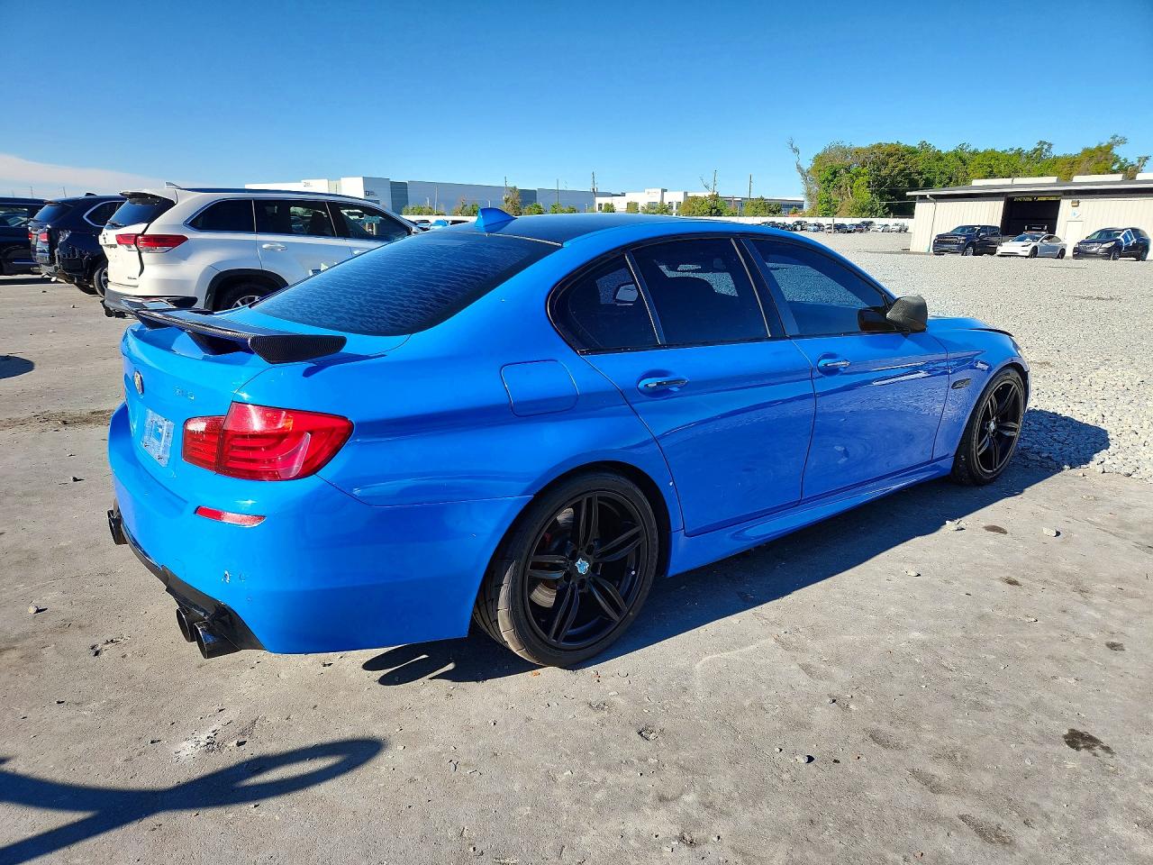 2012 Bmw 550 I Blue vin: WBAFR9C58CDV58264