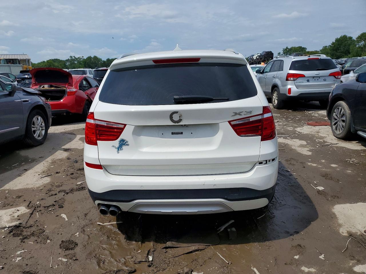 2015 Bmw X3 Xdrive35i White vin: 5UXWX7C55F0K32624