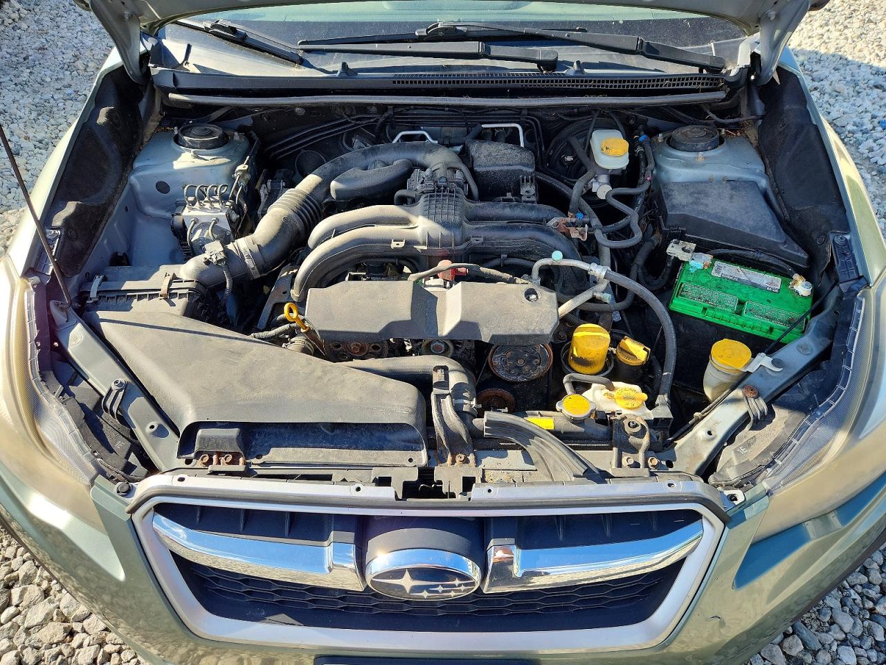 2014 Subaru Impreza Premium Green vin: JF1GPAD67E8269884