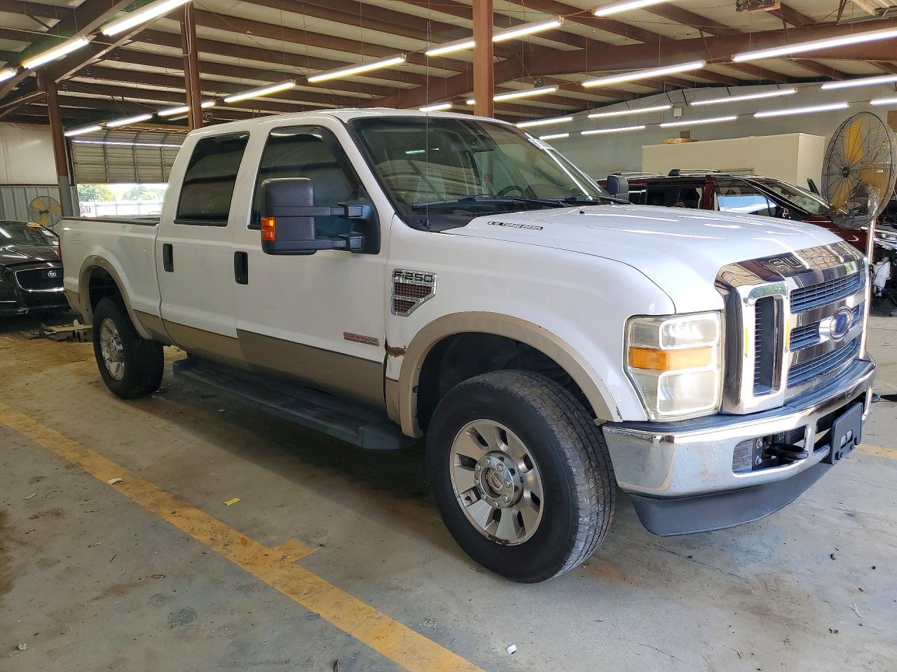 2009 Ford F250 Super Duty White vin: 1FTSW21R39EA62265