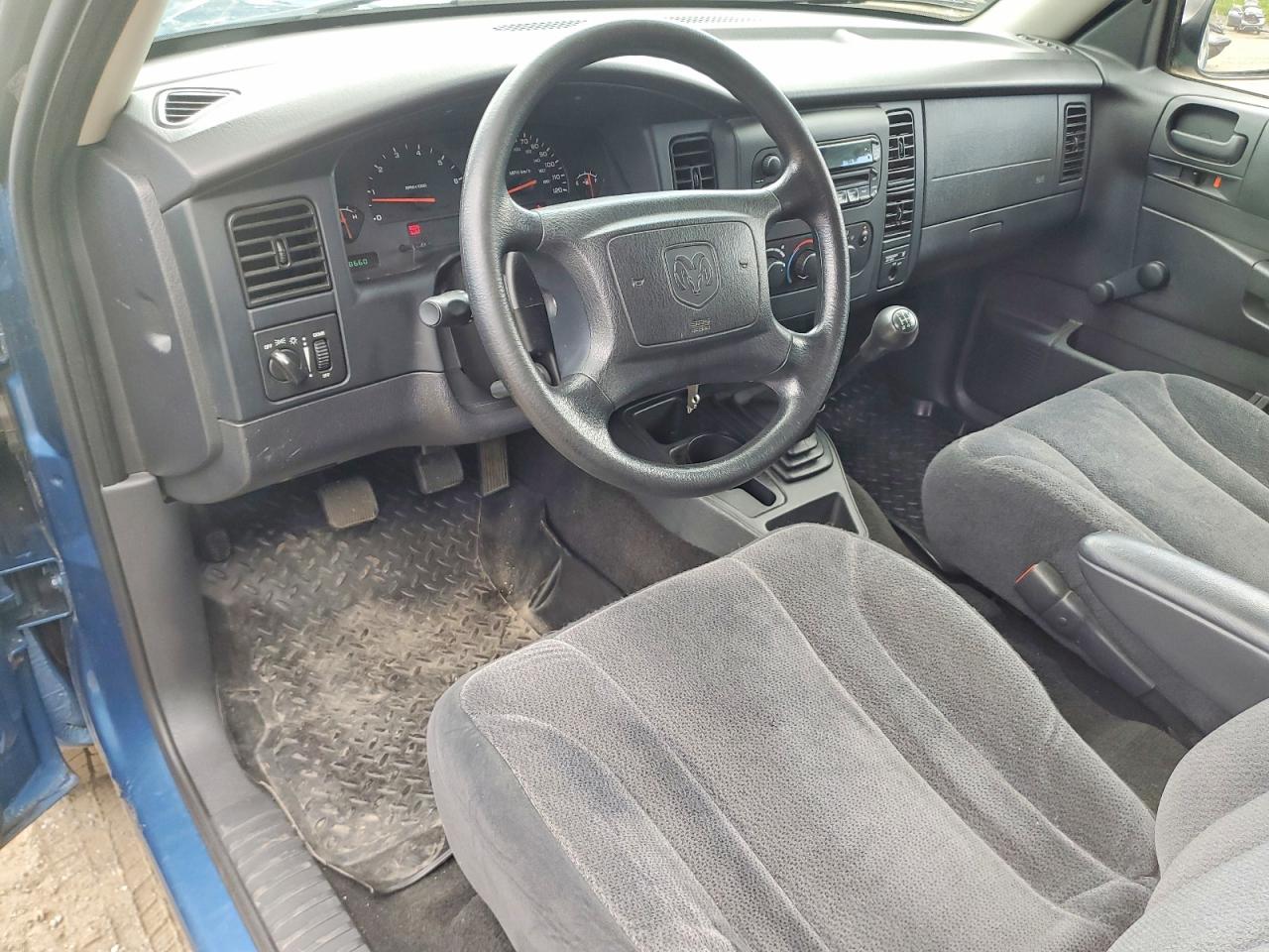 2004 Dodge Dakota Sxt Синий vin: 1D7HG12K24S584968
