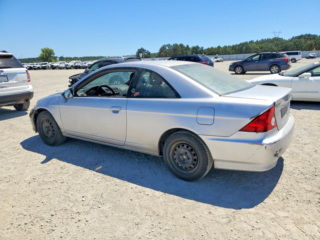 2005 Honda Civic Lx Silver vin: 1HGEM22525L072565