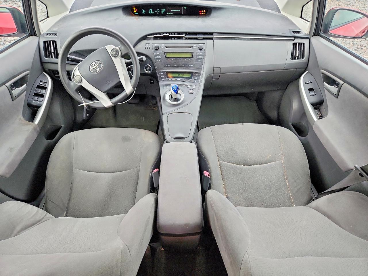 2010 Toyota Prius Ii Red vin: JTDKN3DUXA0191534