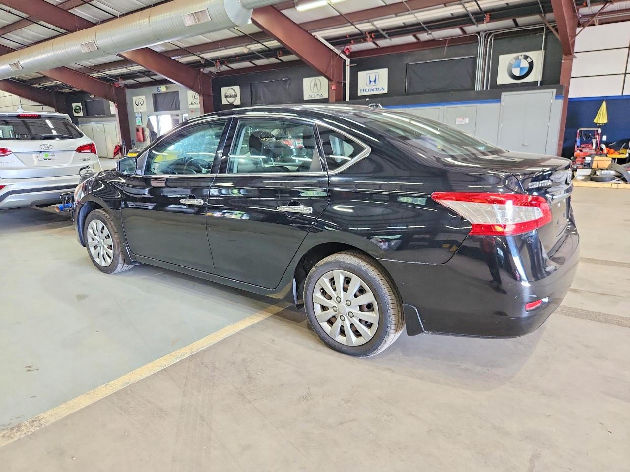 2015 Nissan Sentra Sv Black vin: 3N1AB7APXFL673962
