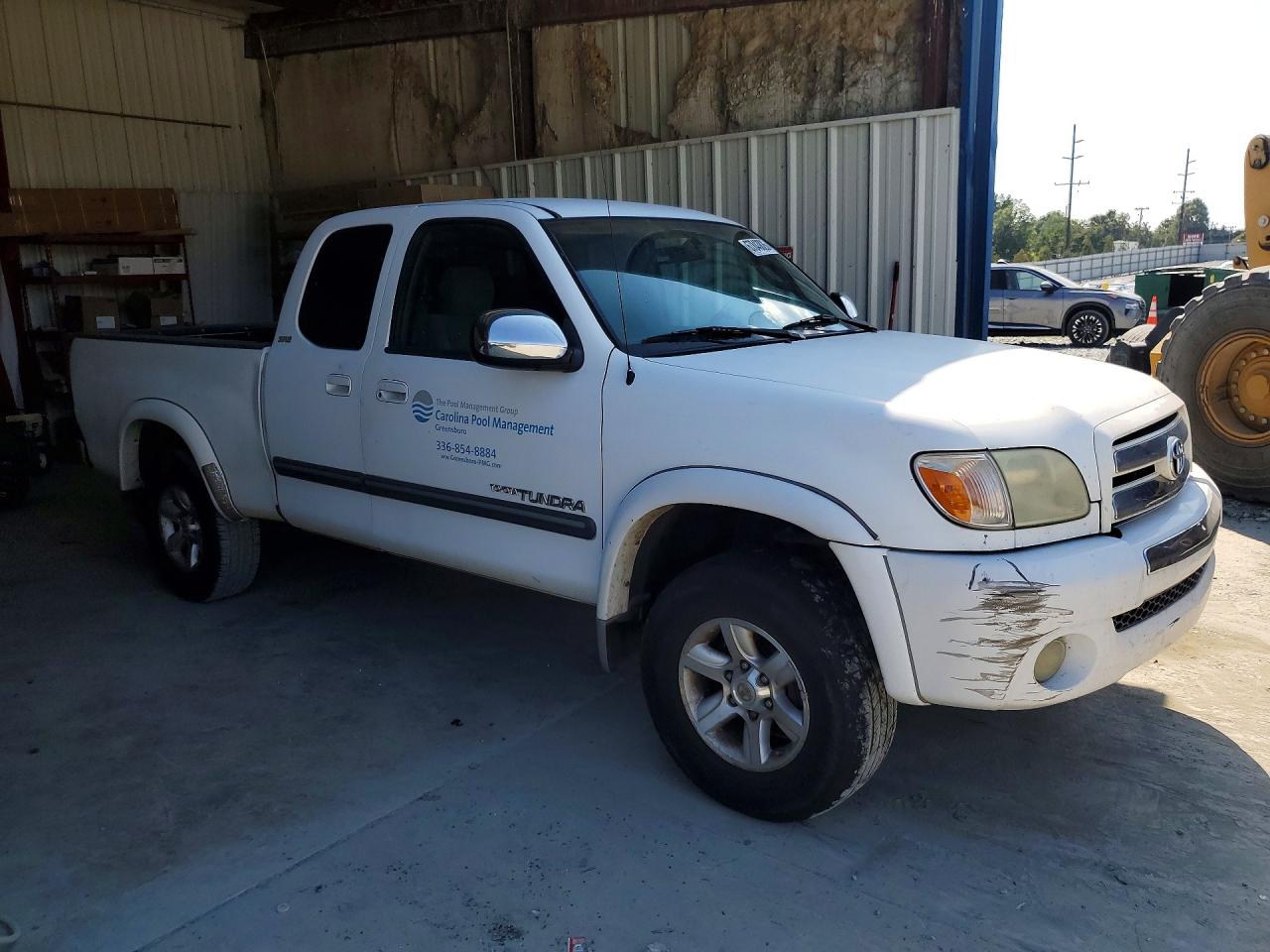 2006 Toyota Tundra Sr5 White vin: 5TBRU34176S472405
