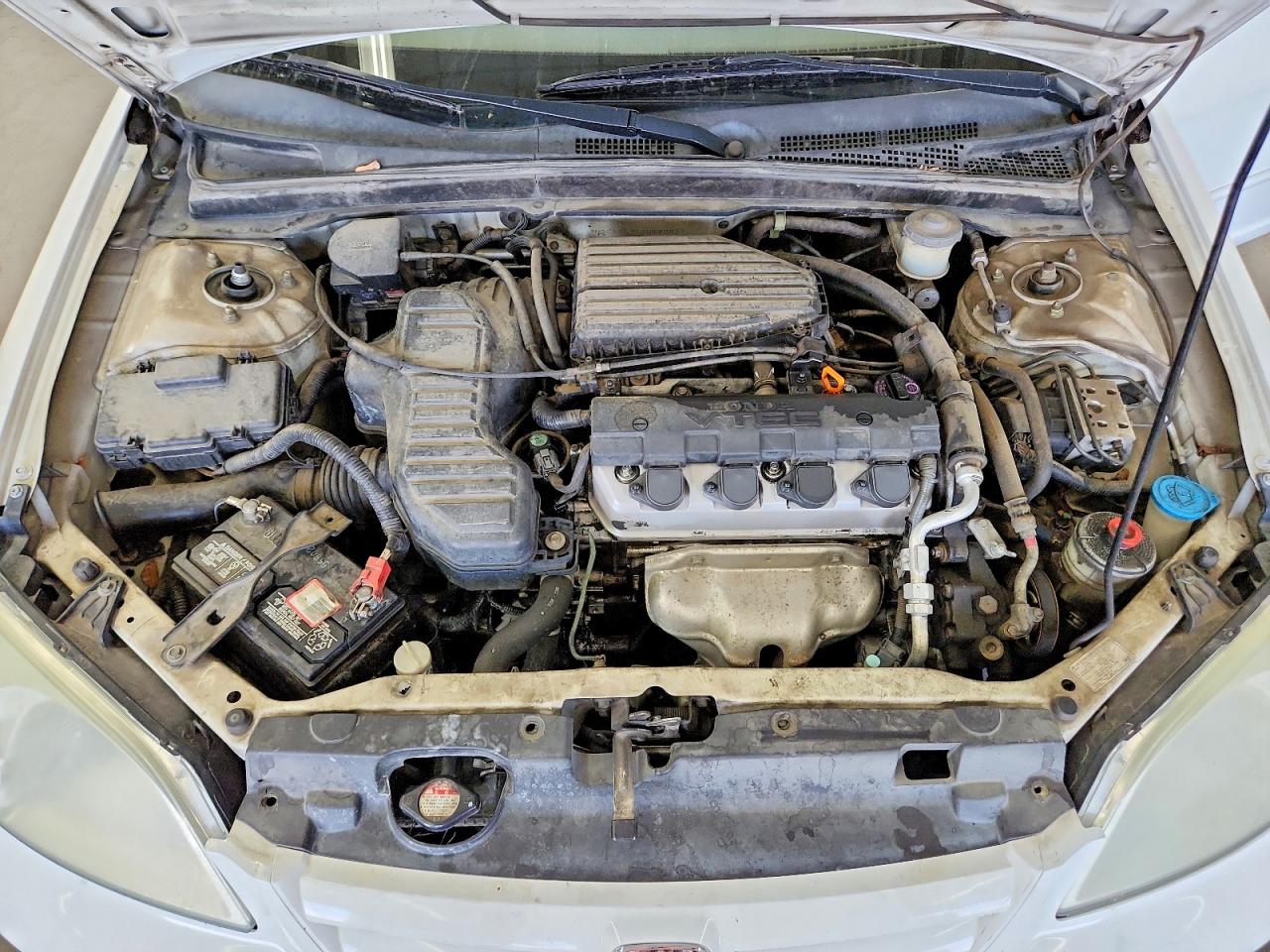 2002 Honda Civic Ex White vin: 2HGES26712H590421