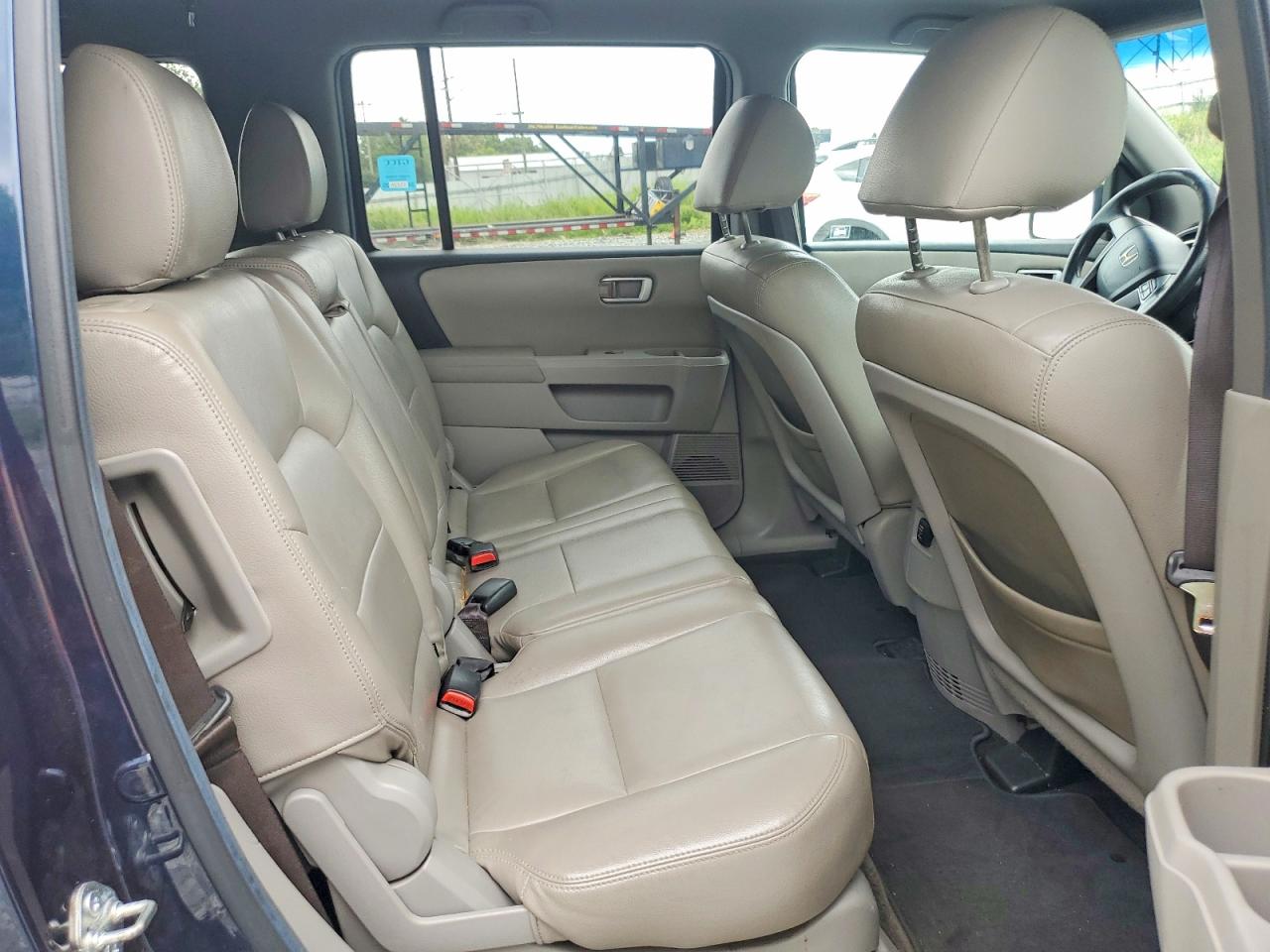 2012 Honda Pilot Lx Blue vin: 5FNYF4H28CB005449