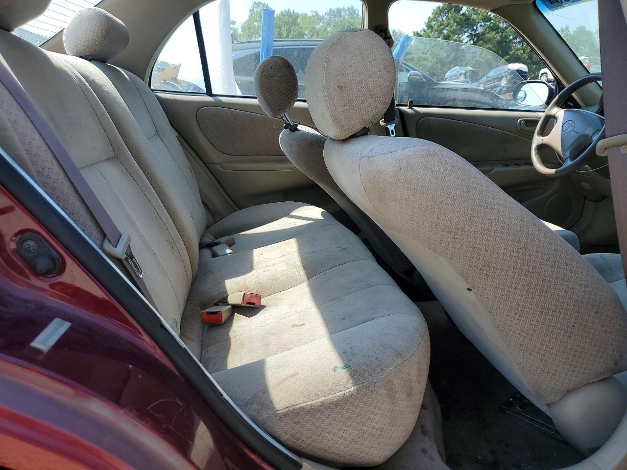 1998 Toyota Corolla Ve Red vin: 2T1BR12E9WC036071