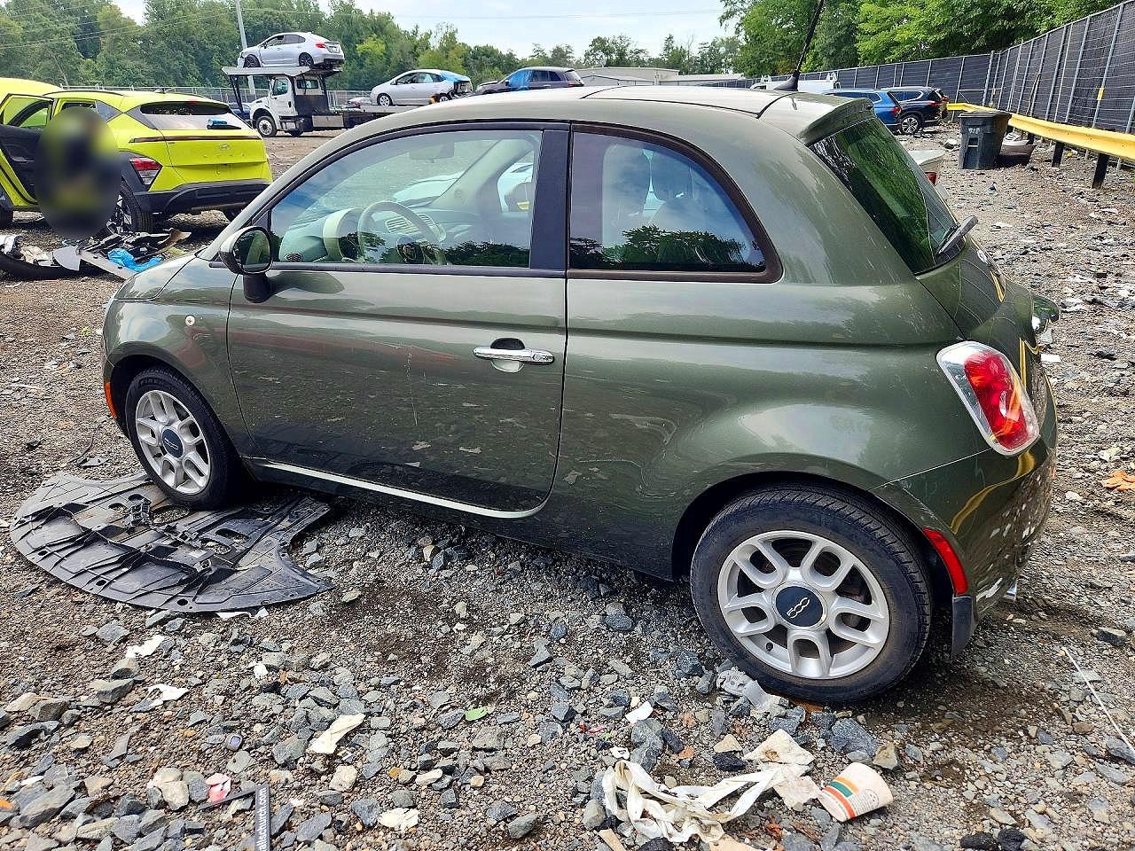 2013 Fiat 500 Pop Green vin: 3C3CFFAR6DT515917