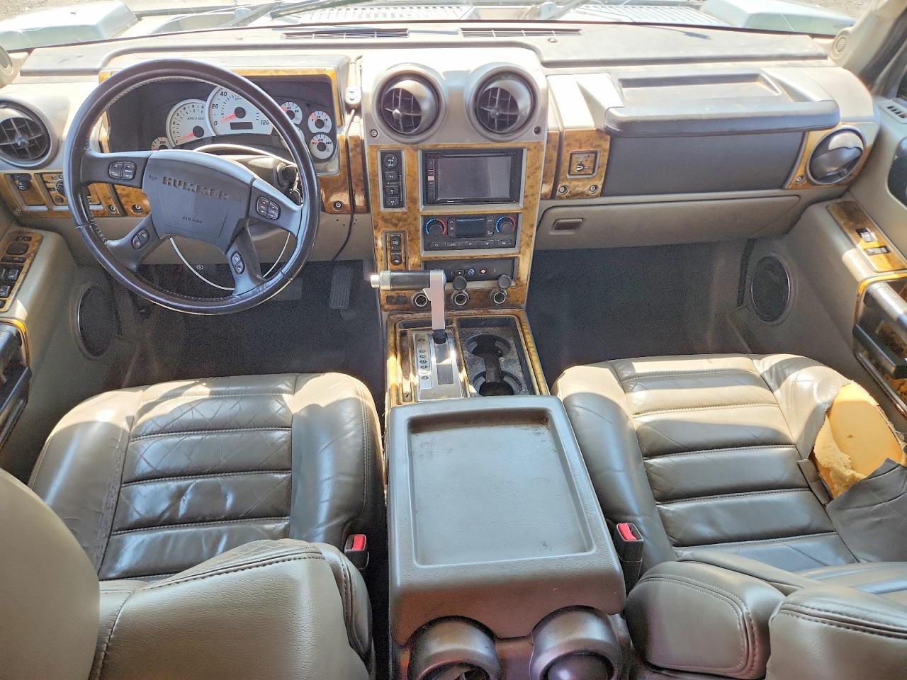 2003 Hummer H2 Suv Silver vin: 5GRGN23U13H127175