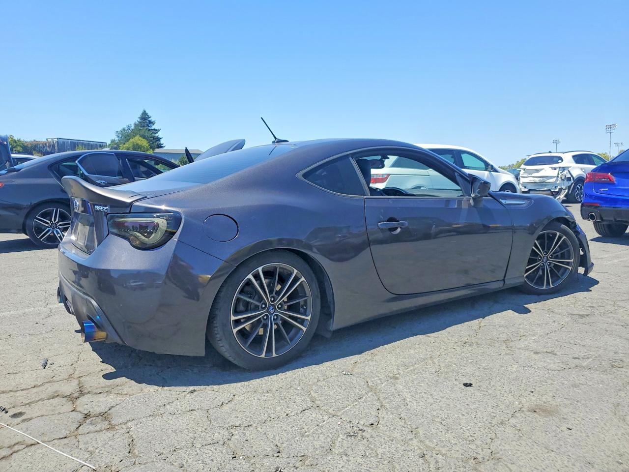 2014 Subaru Brz 2.0 Limited Gray vin: JF1ZCAC19E9600064