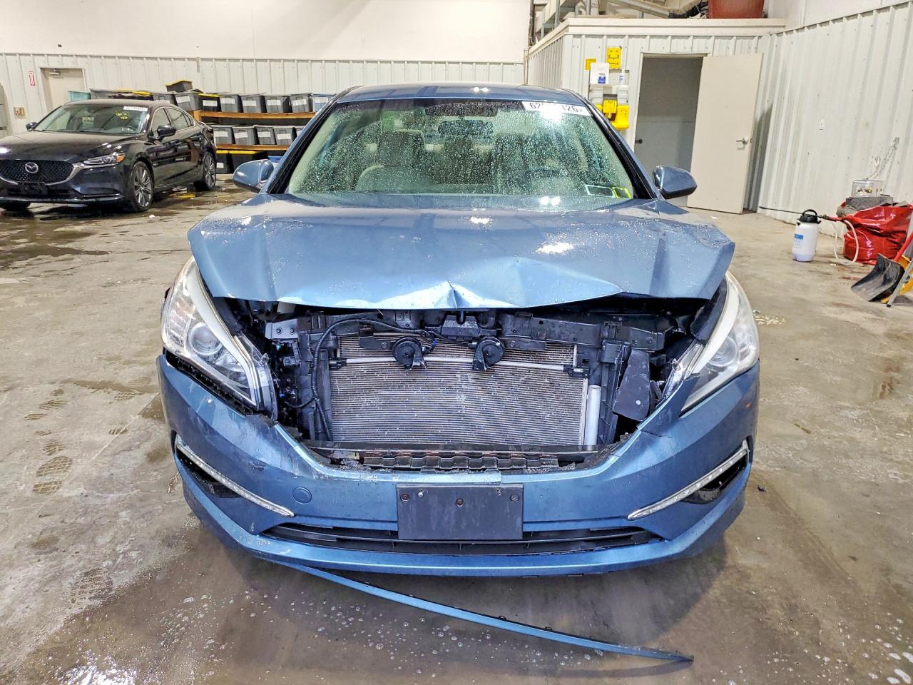 2015 Hyundai Sonata Se Синий vin: 5NPE24AF3FH062577