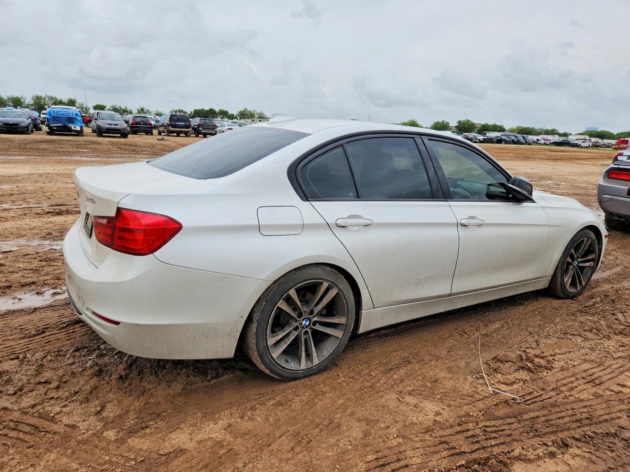 2013 Bmw 328 I White vin: WBA3A5C52DF351944
