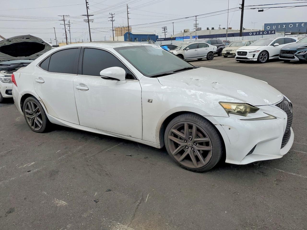 2014 Lexus Is 250 White vin: JTHBF1D22E5038508