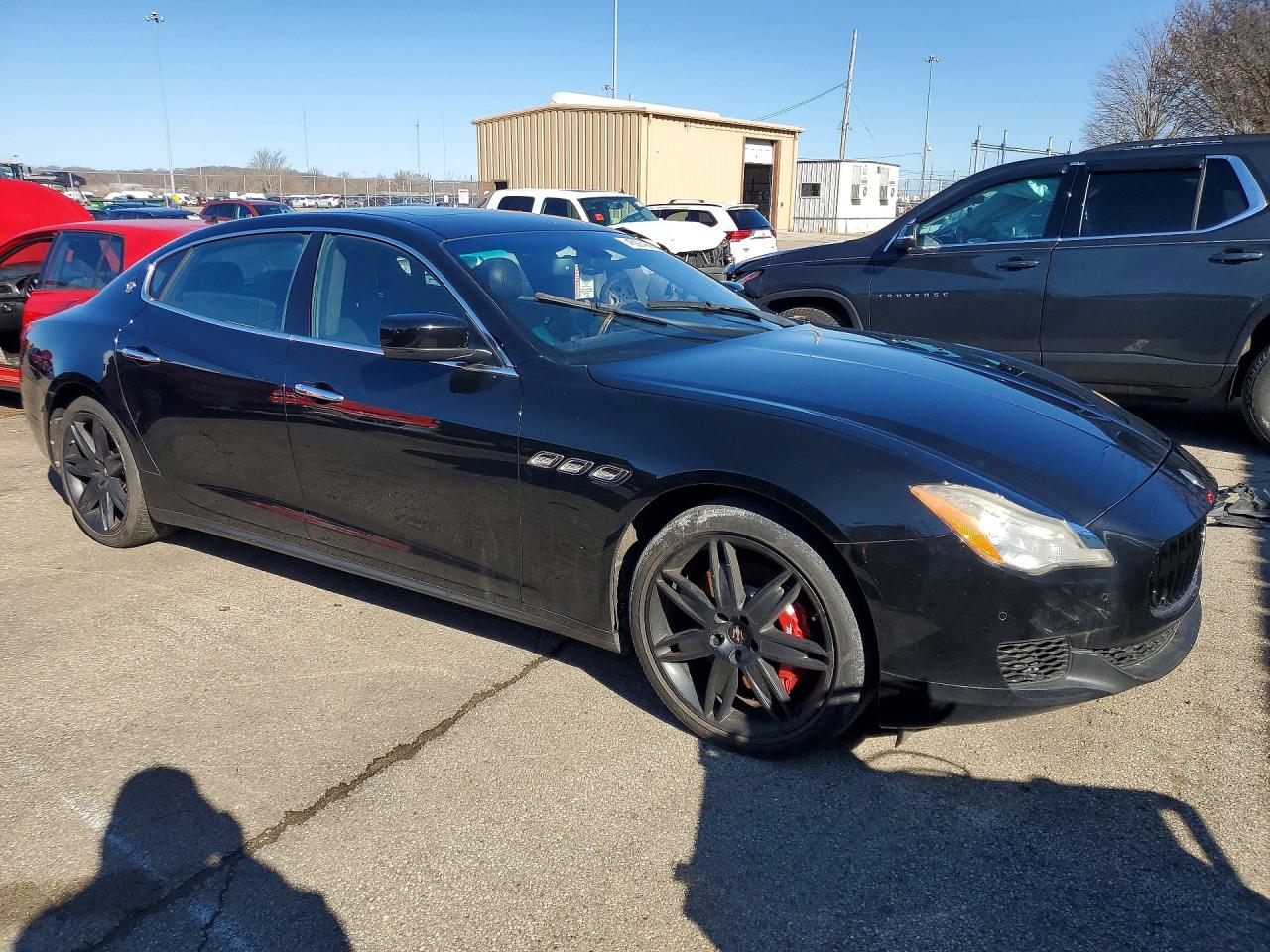 2014 Maserati Quattroporte S Black vin: ZAM56RRA1E1108550