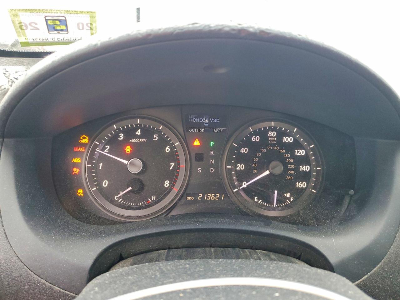 2007 Lexus Es 350 Silver vin: JTHBJ46G072090538