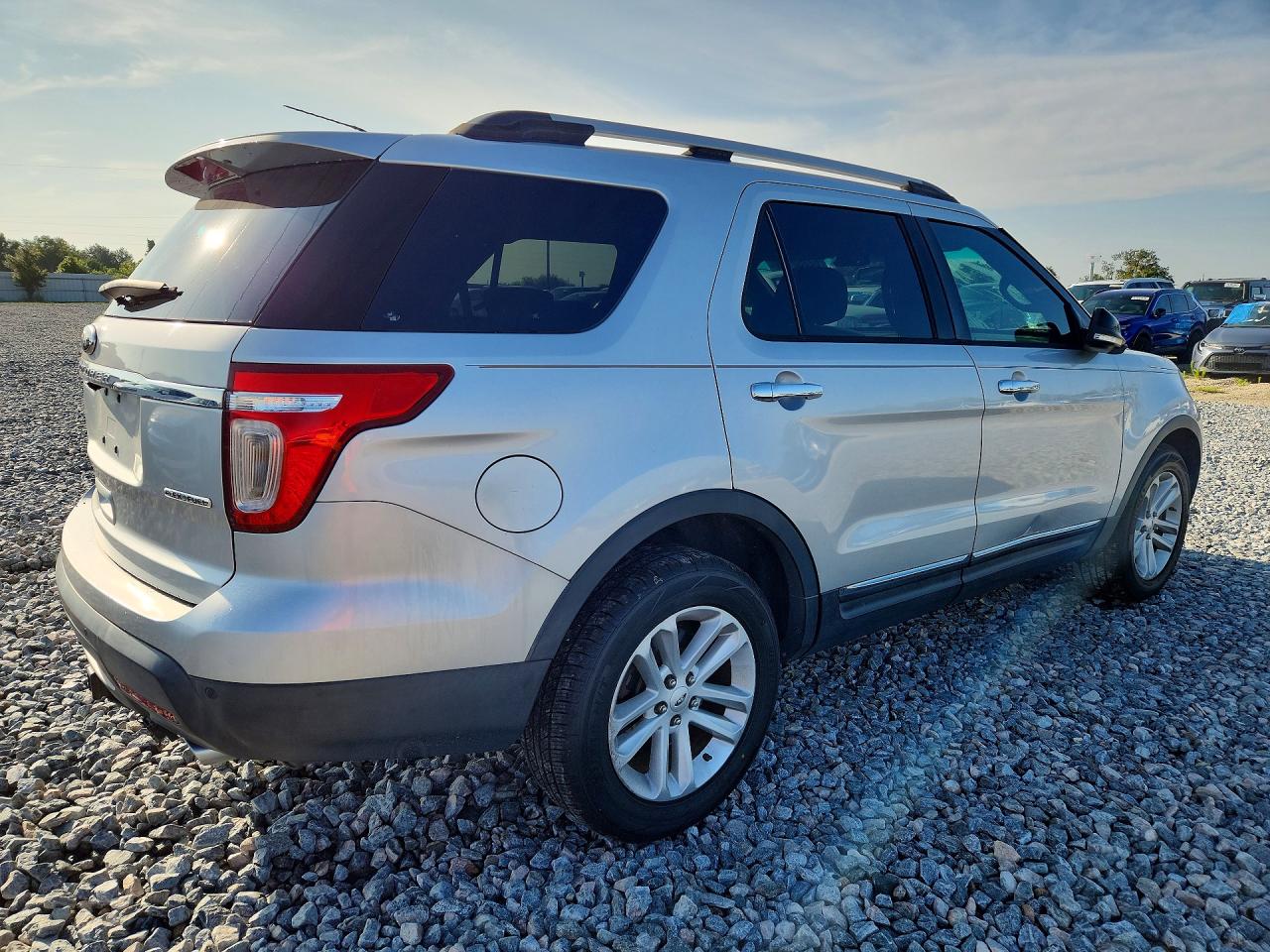 2013 Ford Explorer Xlt Silver vin: 1FM5K7D85DGB18384