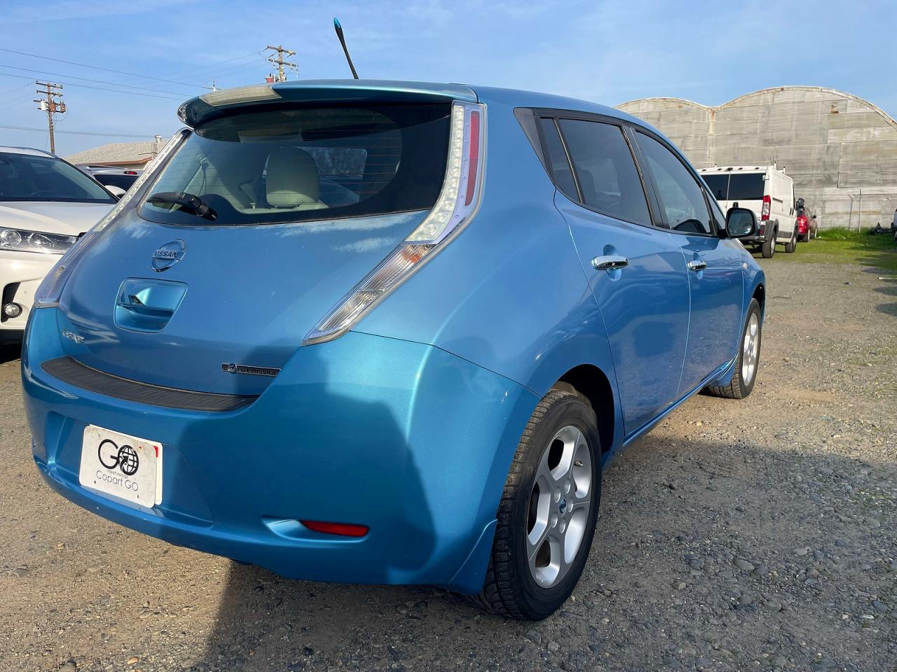 2011 Nissan Leaf Sv Синий vin: JN1AZ0CP6BT003377