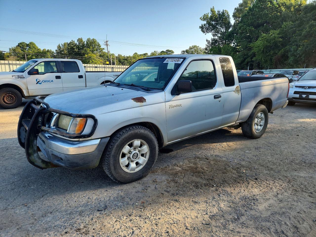 2000 Nissan Frontier Xe Серебряный vin: 1N6DD26S9YC414380