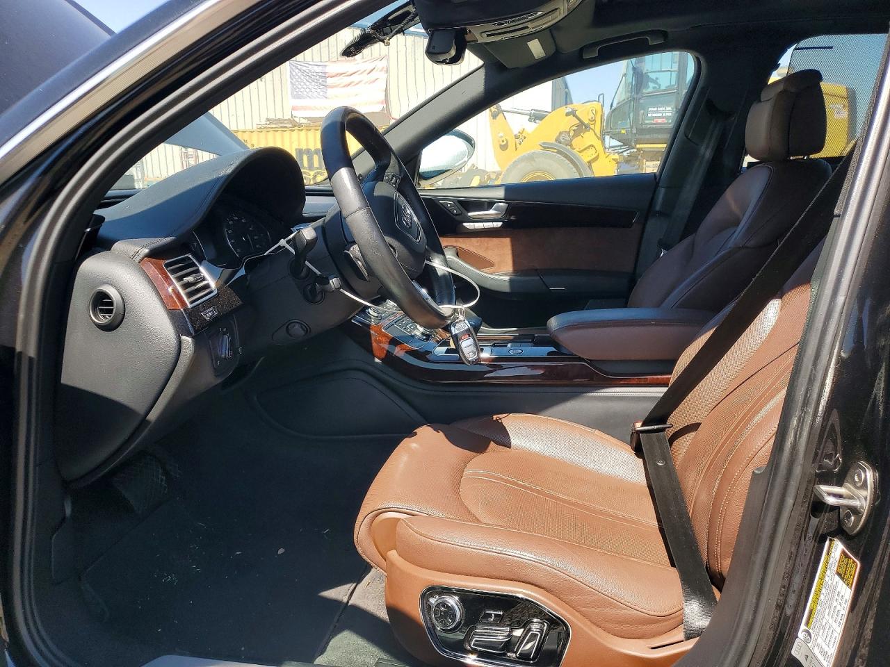 2013 Audi A8 L Quattro Black vin: WAURGAFDXDN008261