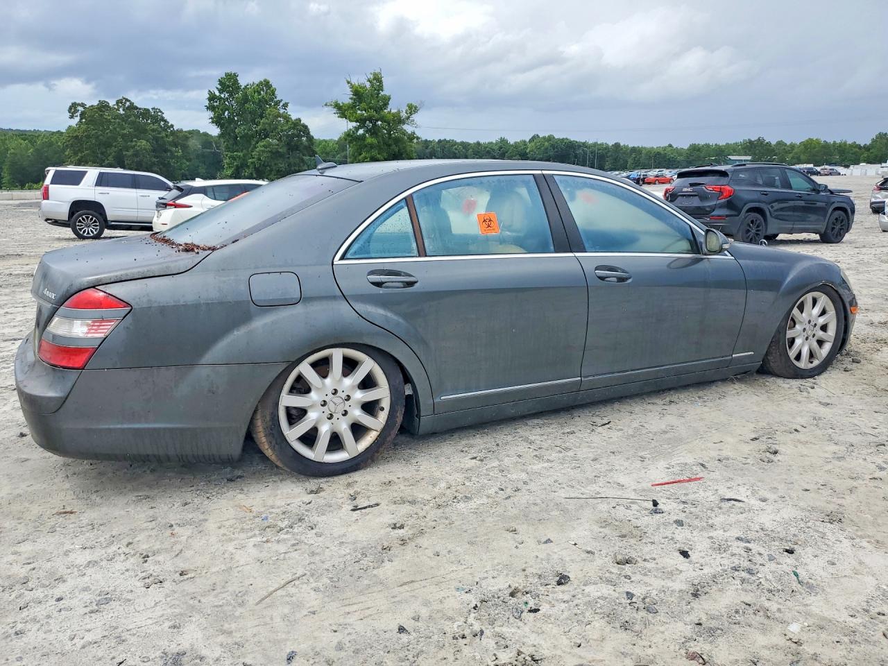 2007 Mercedes-benz S 550 4matic Серый vin: WDDNG86X87A107201