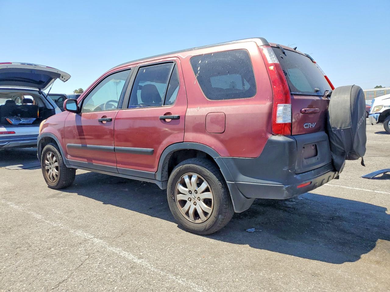 2006 Honda Cr-v Ex Red vin: JHLRD78846C046858