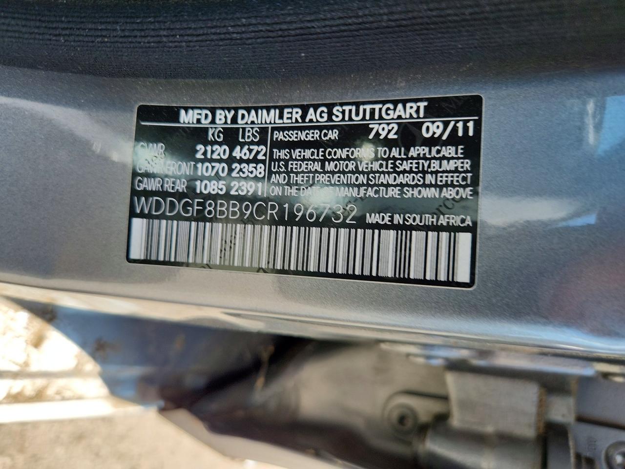 2012 Mercedes-benz C 300 4matic Silver vin: WDDGF8BB9CR196732