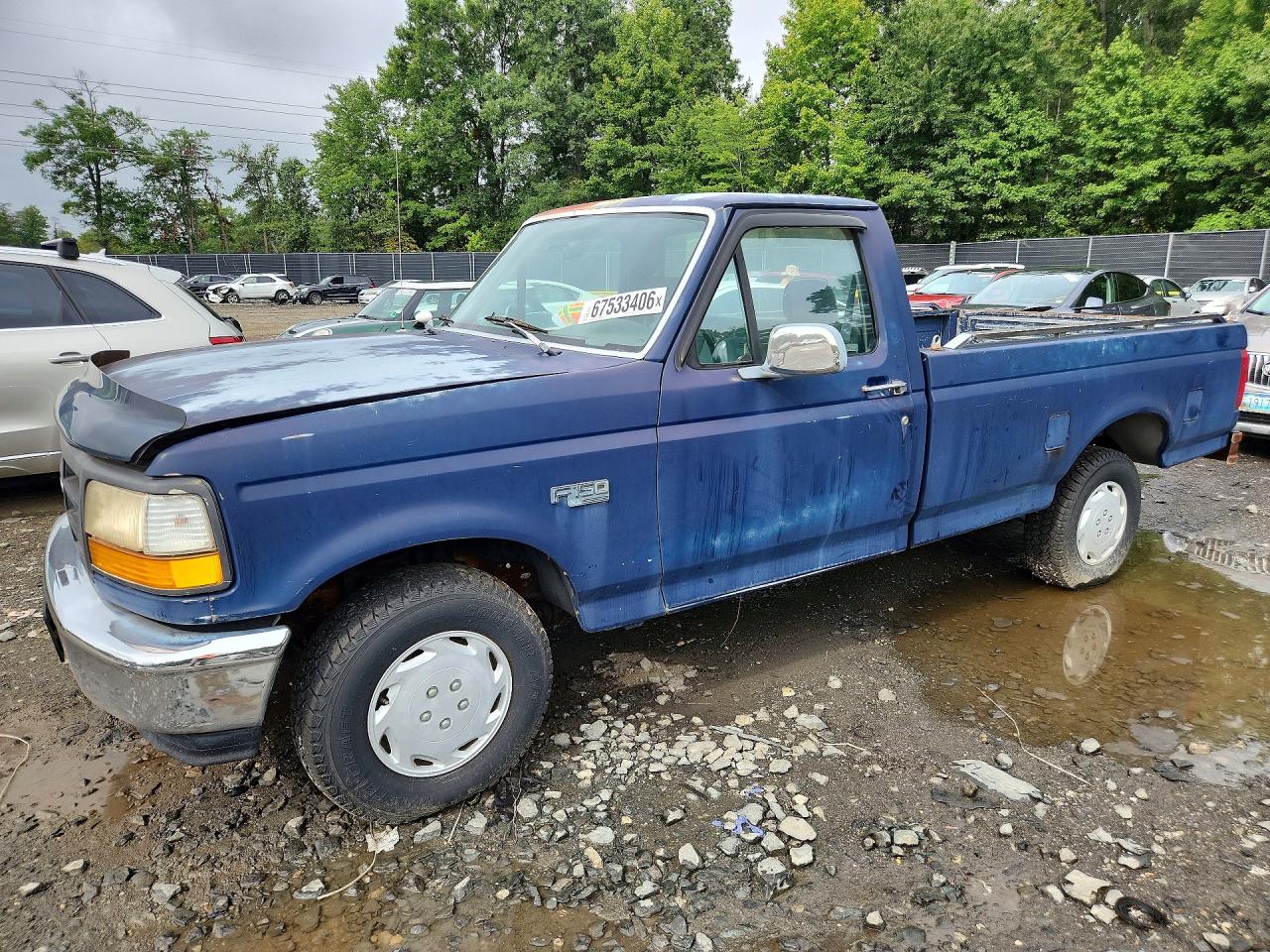 1993 Ford F150 Blue vin: 1FTEF15N5PNB08643