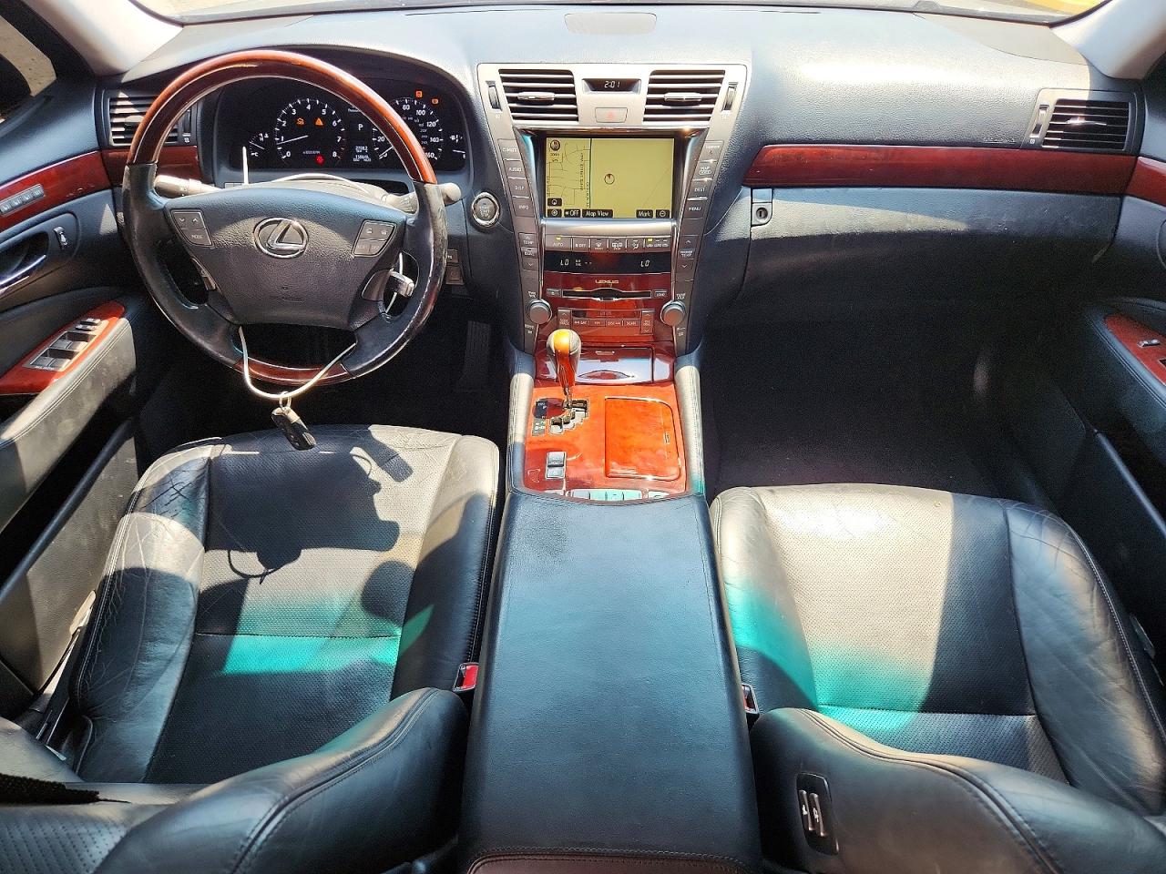 2008 Lexus Ls 460 Black vin: JTHBL46F285074309