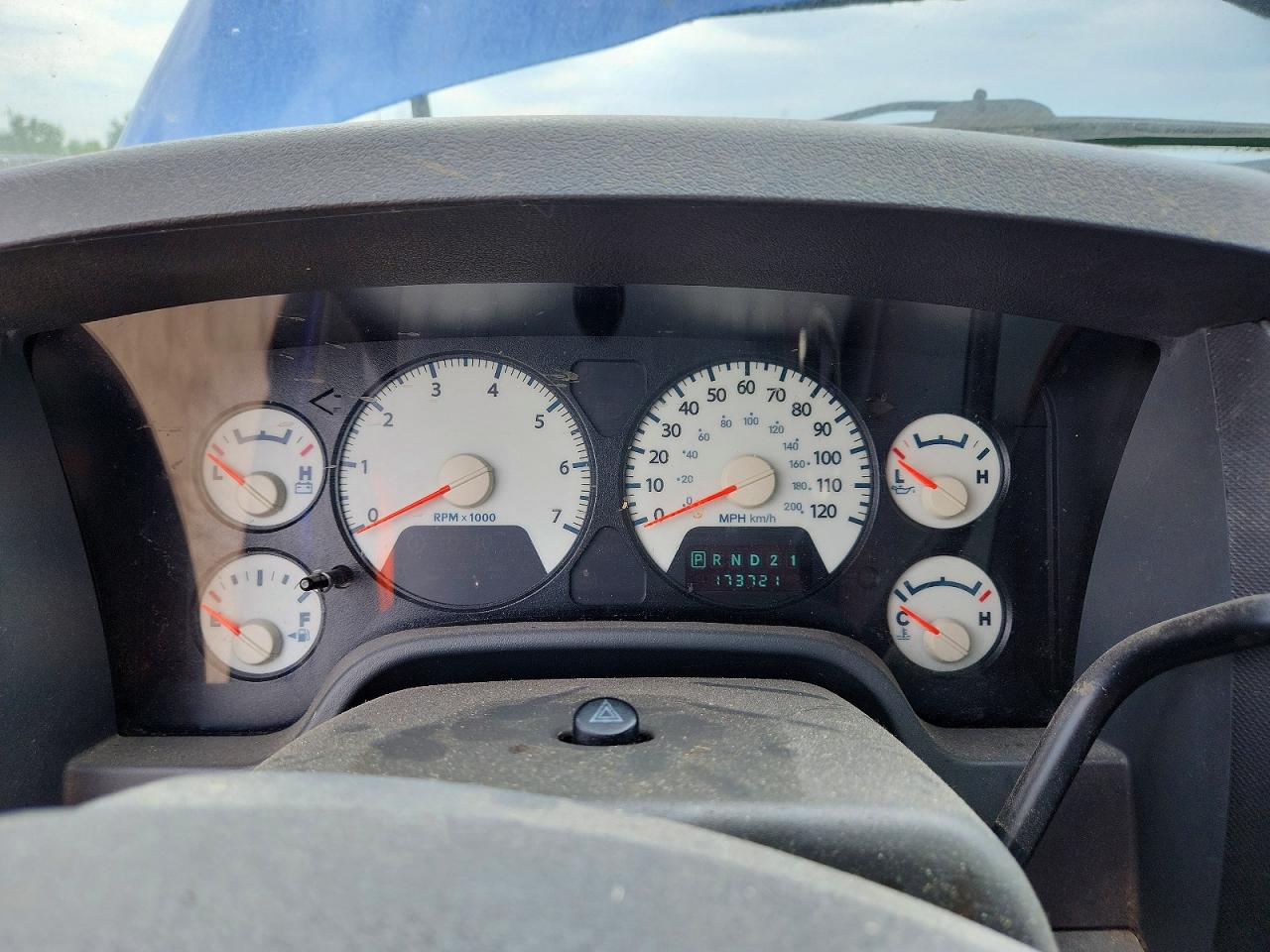 2007 Dodge Ram 1500 St Blue vin: 1D7HU18217J566956