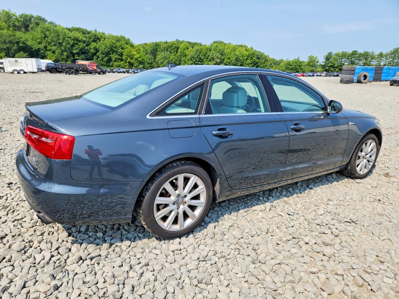 2014 Audi A6 Premium Plus Gray vin: WAUFGBFC9EN056500