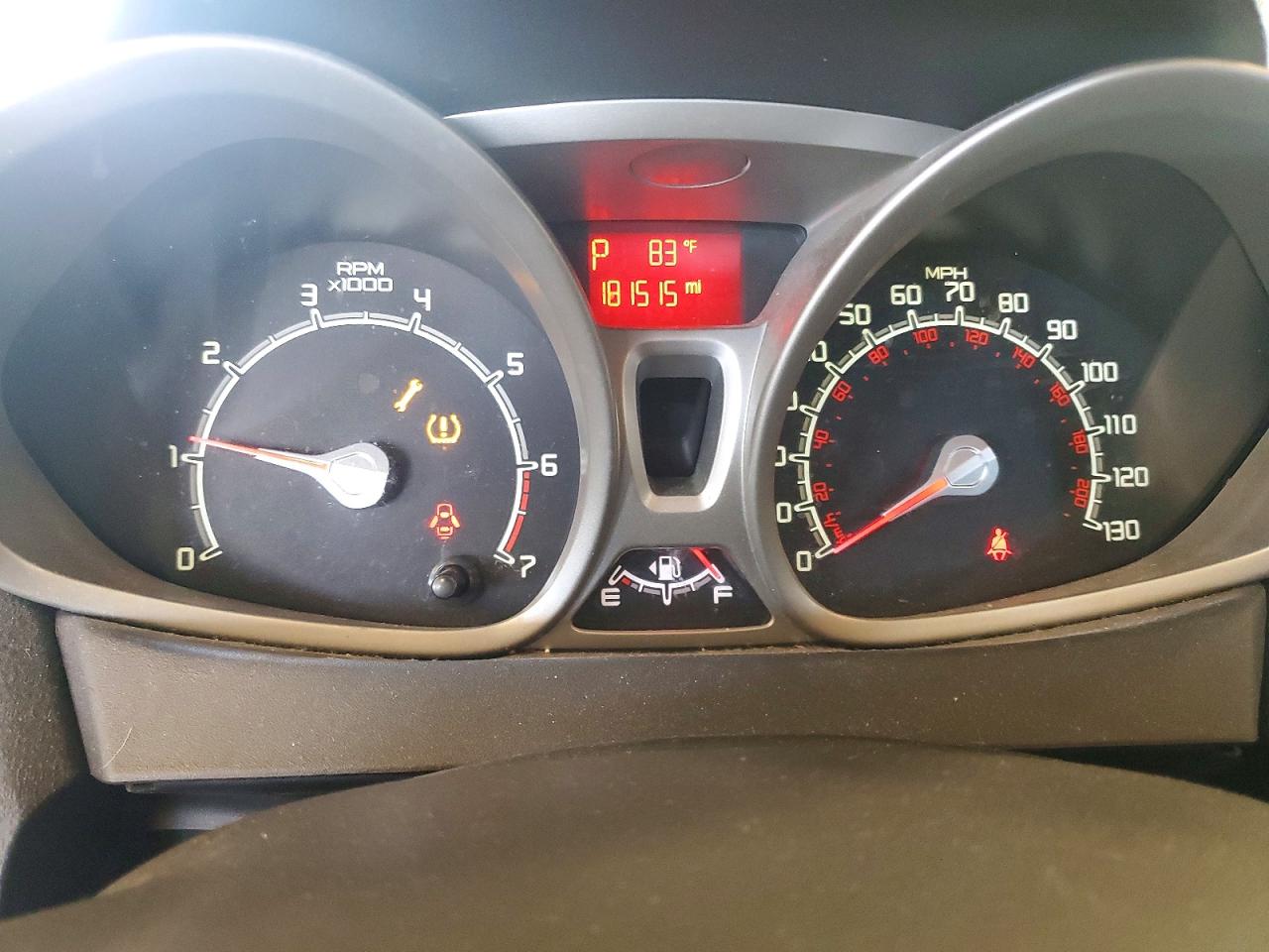 2012 Ford Fiesta Se Silver vin: 3FADP4BJ4CM164773