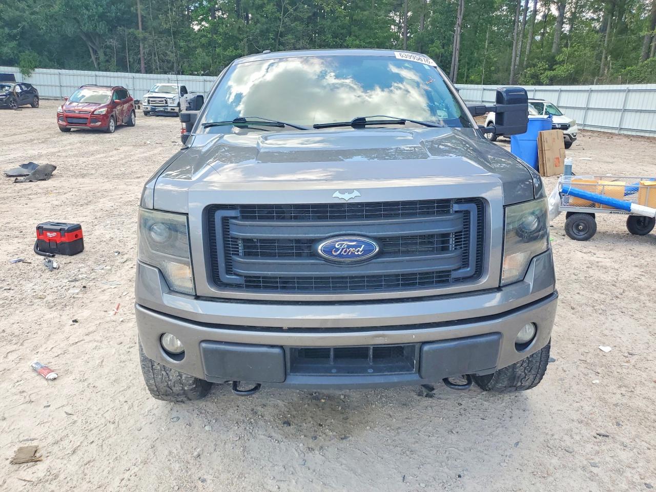 2014 Ford F150 Supercrew Gray vin: 1FTFW1ET0EFB92672