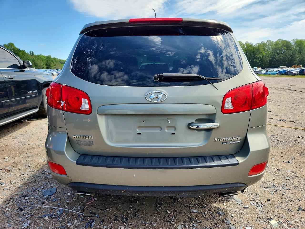 2008 Hyundai Santa Fe Se Gray vin: 5NMSH73E78H144559
