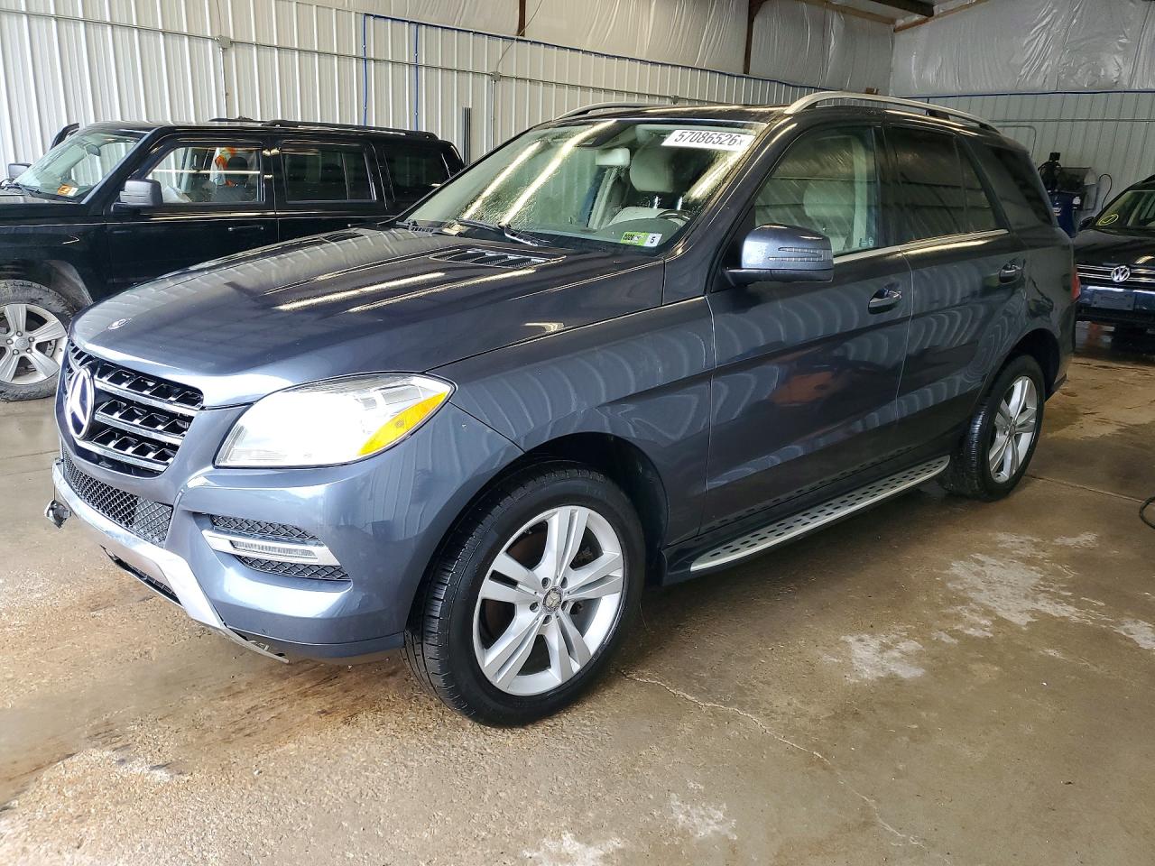 2014 Mercedes-benz Ml 350 Bluetec Blue vin: 4JGDA2EB1EA333423