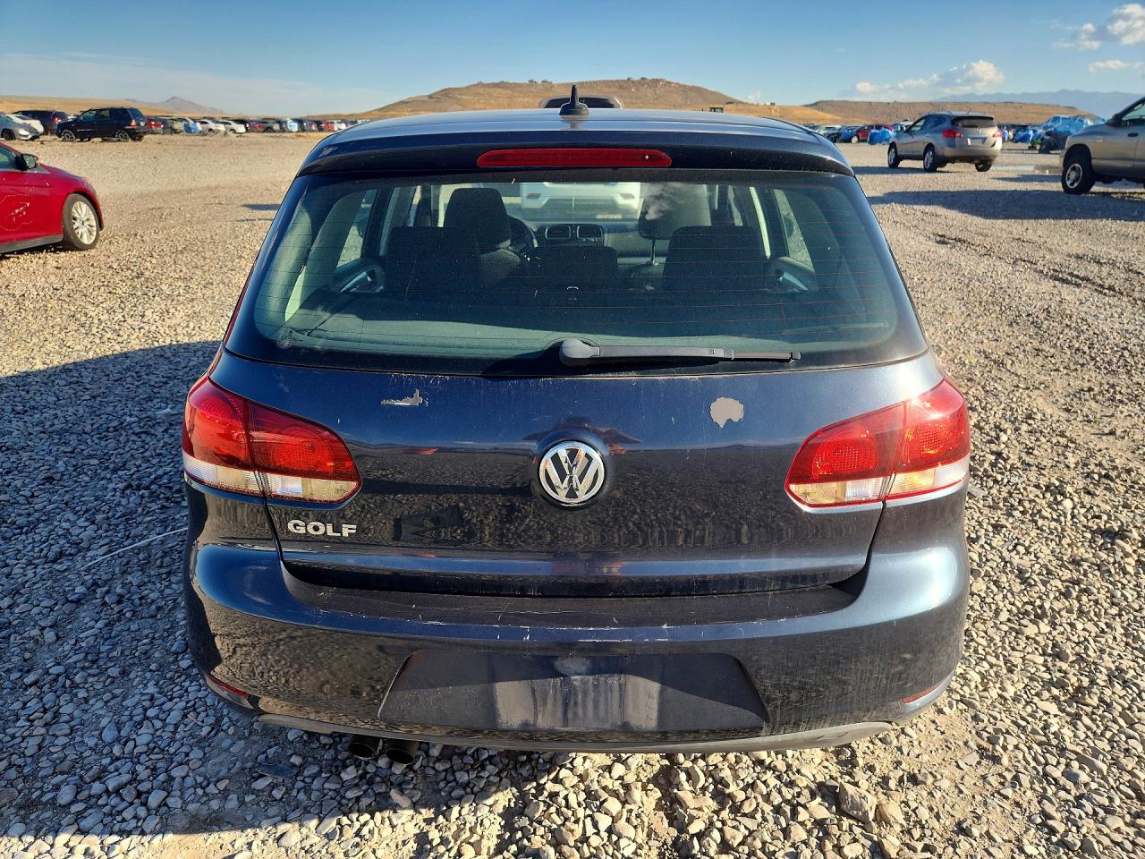 2012 Volkswagen Golf Gray vin: WVWDB7AJ2CW281036