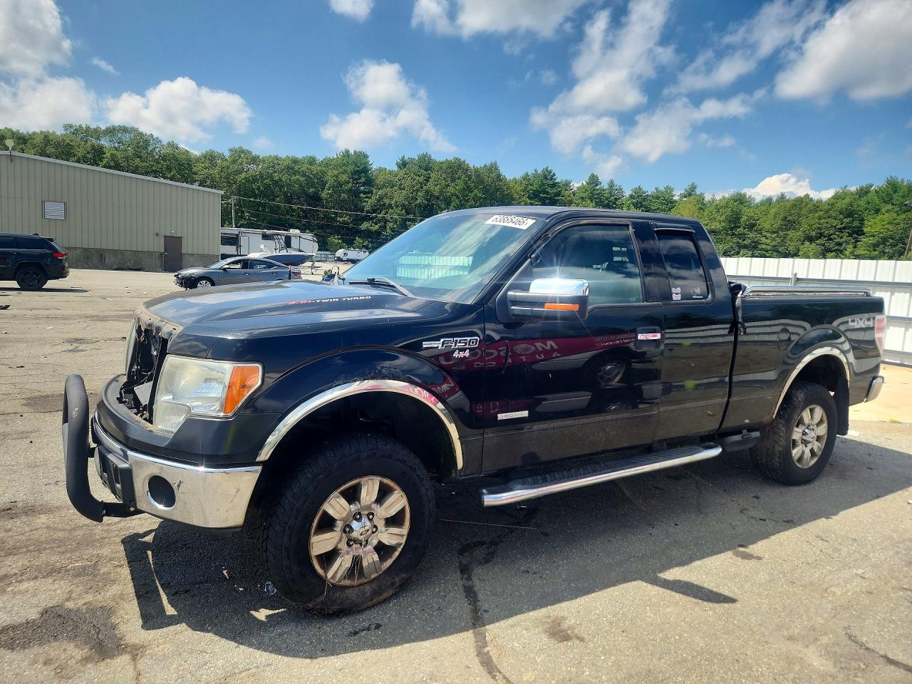 2012 Ford F150 Super Cab Black vin: 1FTFX1ET4CFA07985