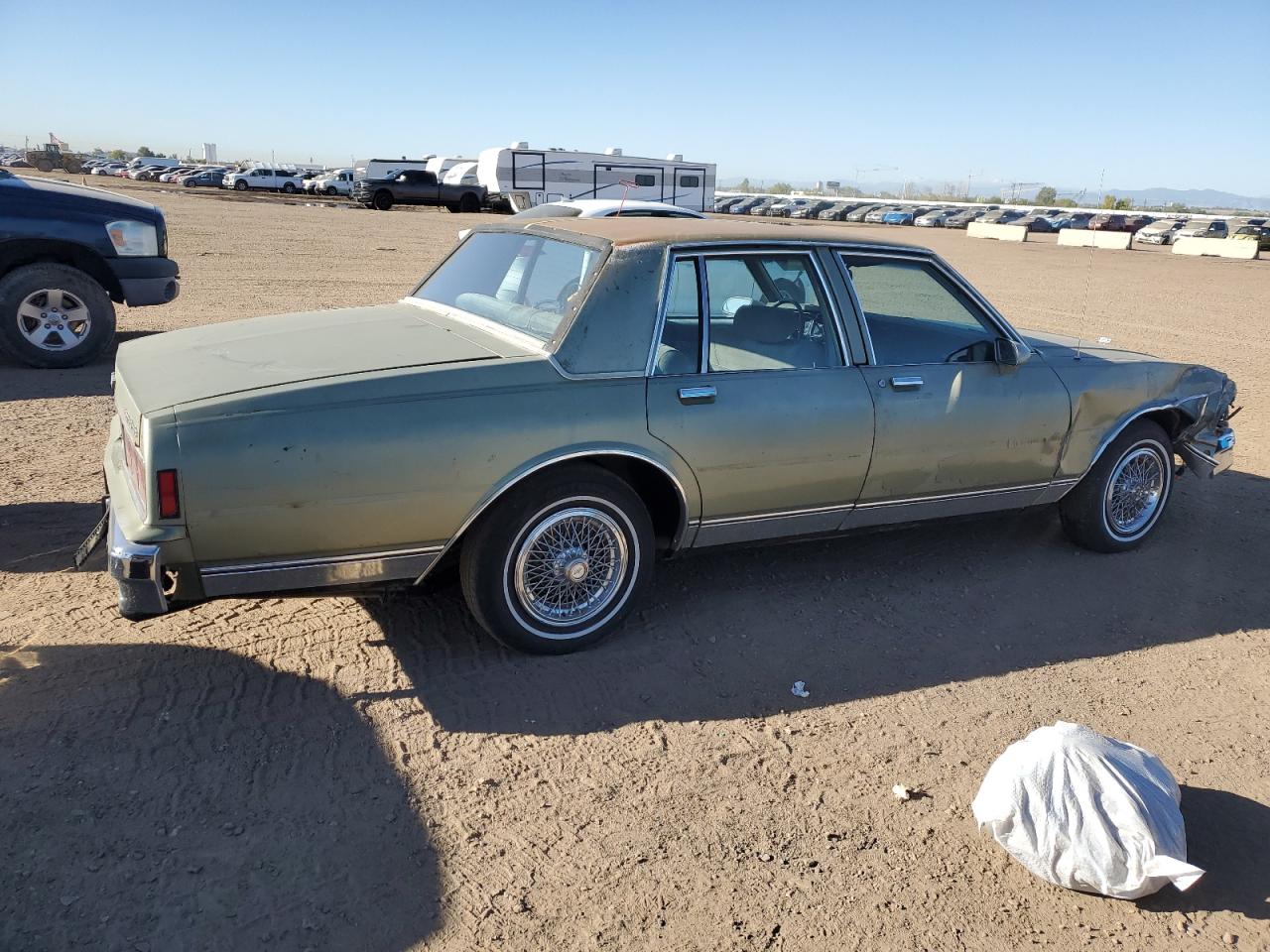 1987 Chevrolet Caprice Classic Green vin: 1G1BN51HXHX104230