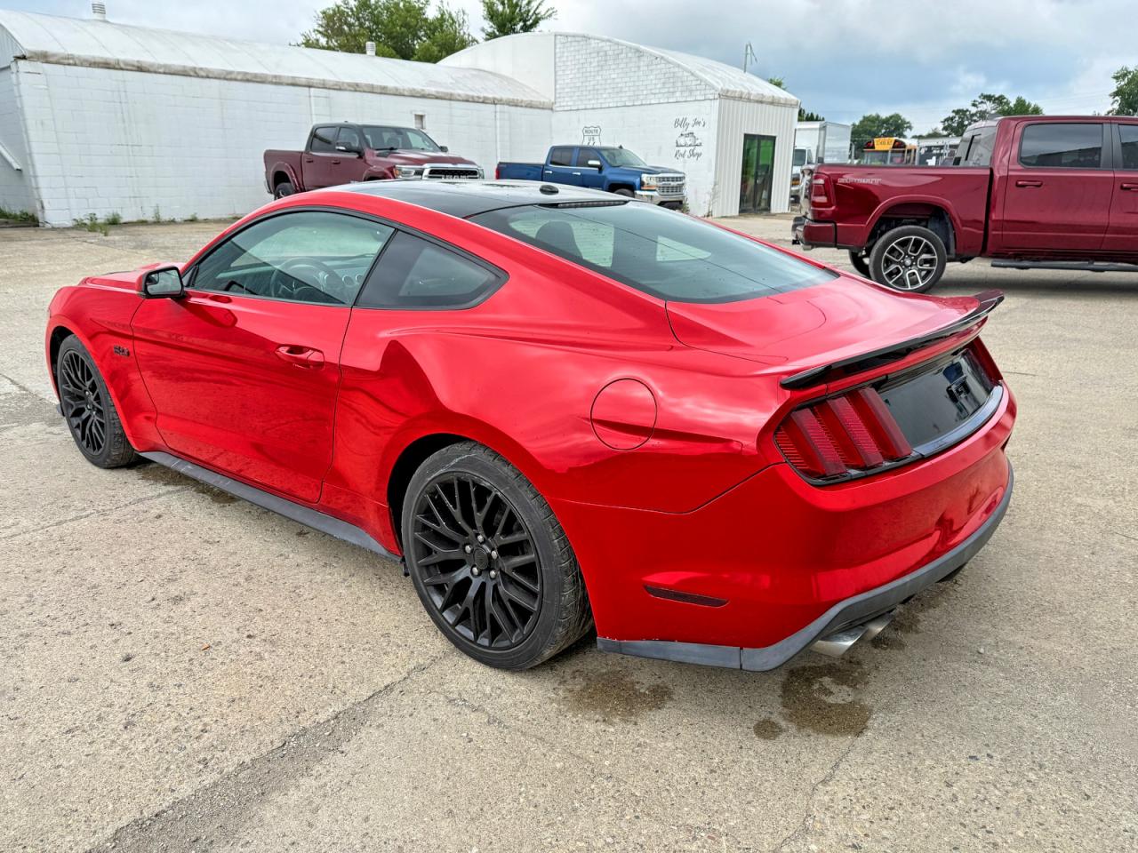 2015 Ford Mustang Gt Red vin: 1FA6P8CF1F5434143