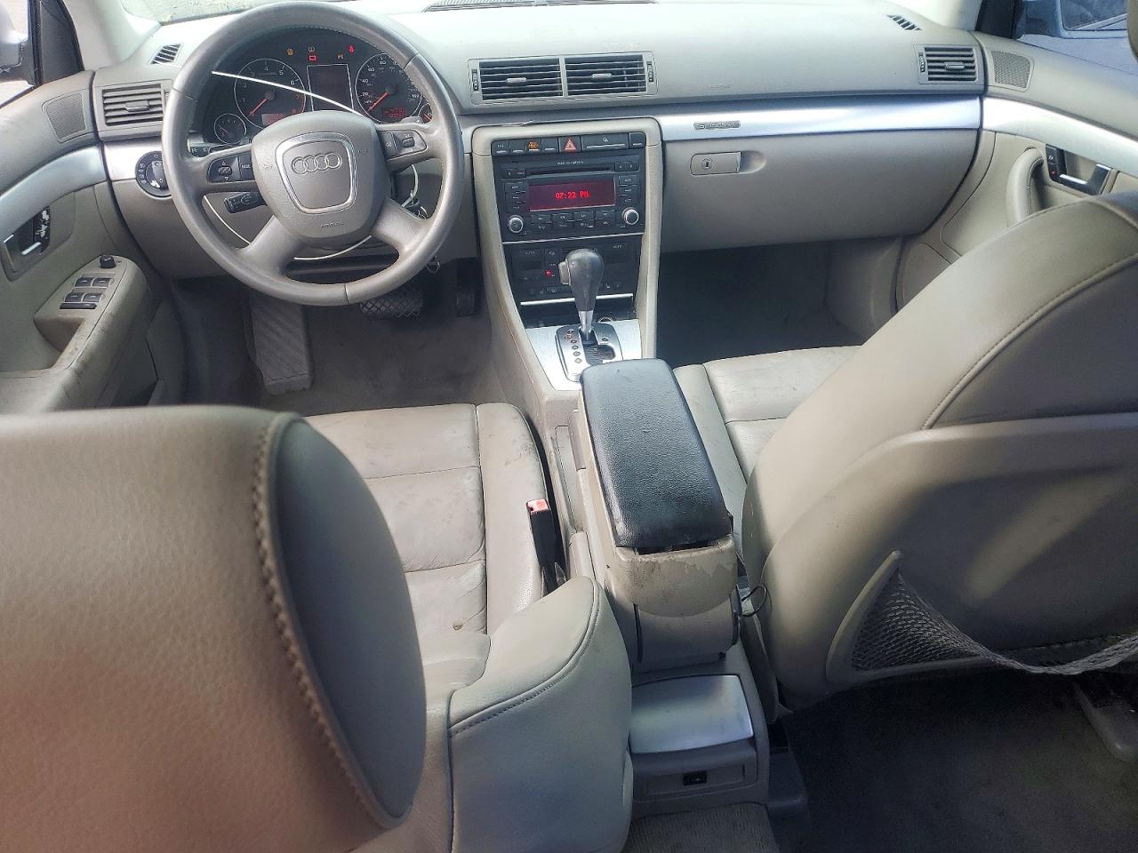 2008 Audi A4 2.0t Quattro Gray vin: WAUDF78E48A152813
