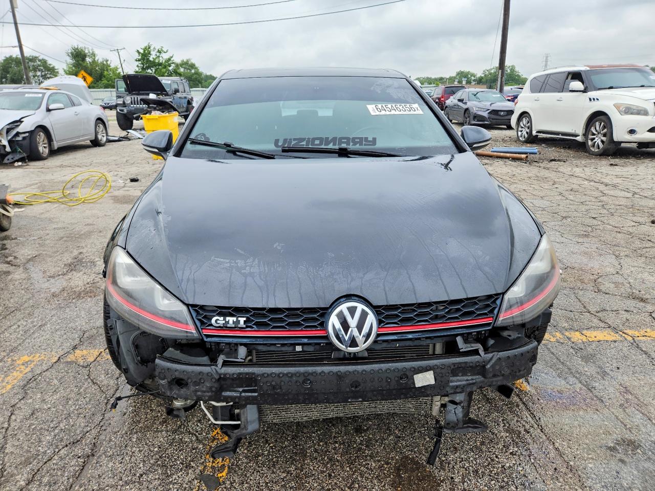 2015 Volkswagen Gti Серый vin: 3VW4T7AU8FM001189