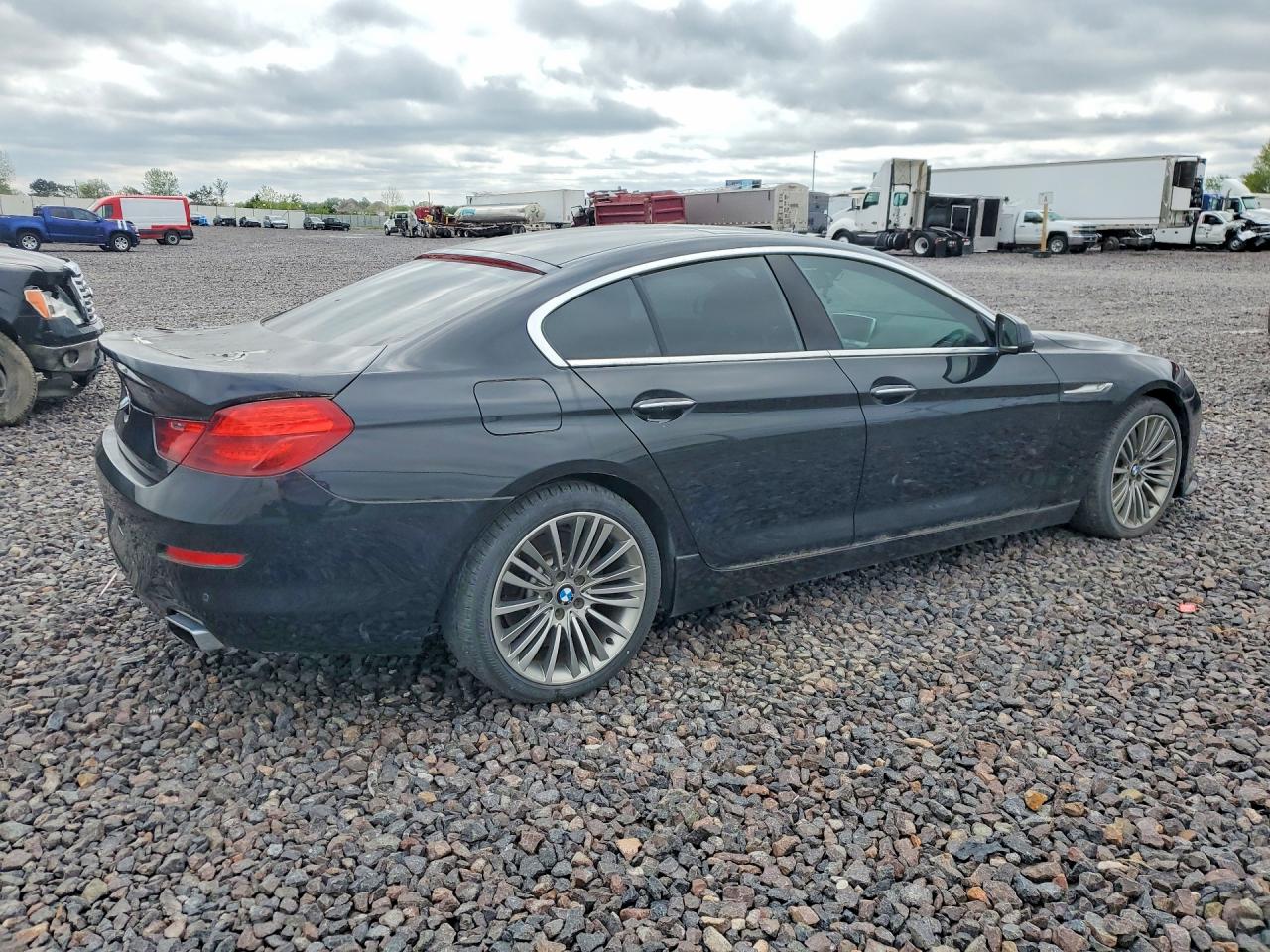 2013 Bmw 650 Xi Black vin: WBA6B4C52DD098611