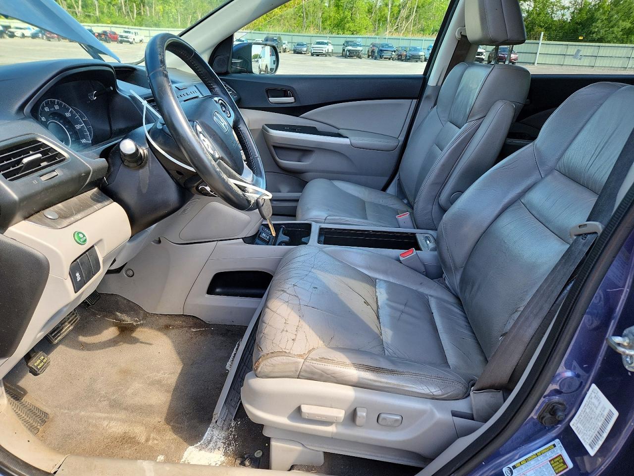 2013 Honda Cr-v Exl Blue vin: 2HKRM4H78DH678122